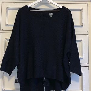New York & Company Lace-Up Back Sweater